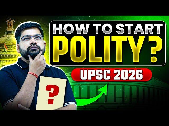 How to Start Polity for UPSC 2026 ? UPSC 2026 | UPSC Prelims | OnlyIAS