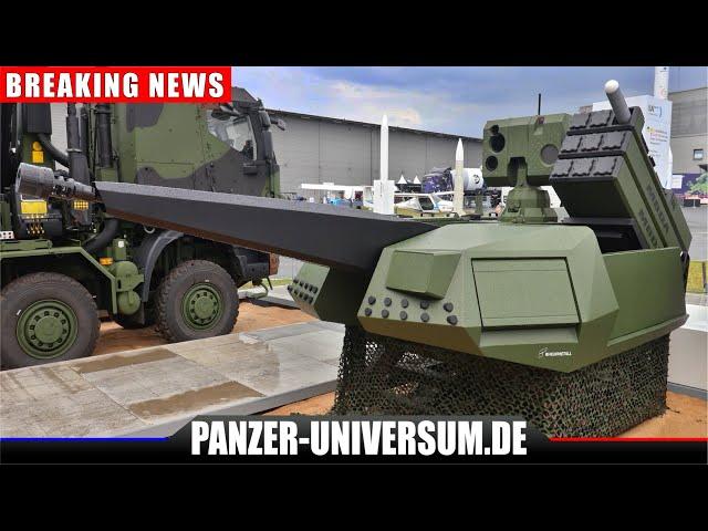 Rheinmetall & MBDA Deutschland zeigen erstmal Skyranger "Small Anti Drone Missile" auf ILA 2024