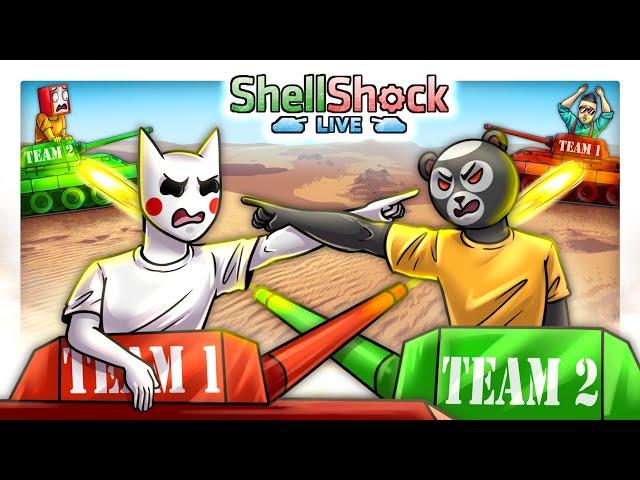 И КТО ТУТ ГЛАВНЫЙ ИМПОСТЕР? ;D ЭПИЧНАЯ БИТВА ТАНКОВ В SHELLSHOCK