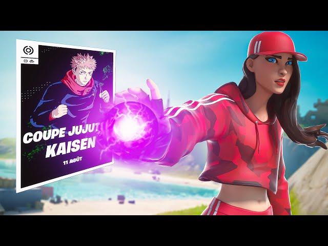 TOURNOI JUJUTSU KAISEN sur FORTNITE !  (TOP 200 EUROPE !!) | Code "zetfar" #EpicAmbassador