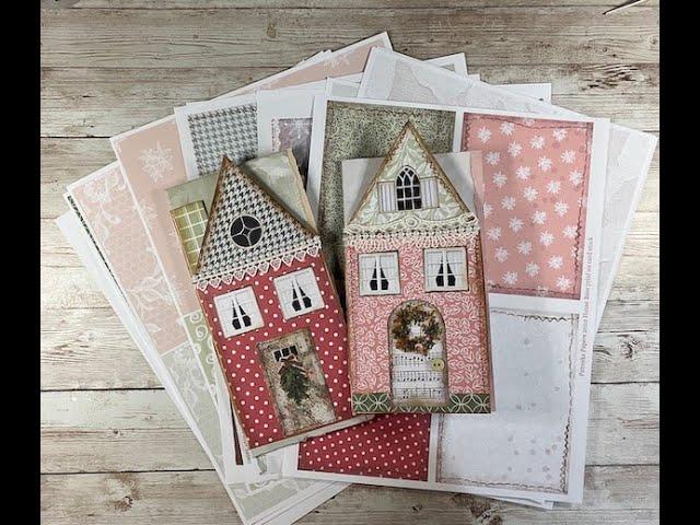 Home Sweet Homes Junk Journal Booklet Tutorial (inspired by Odulcina Little Houses)