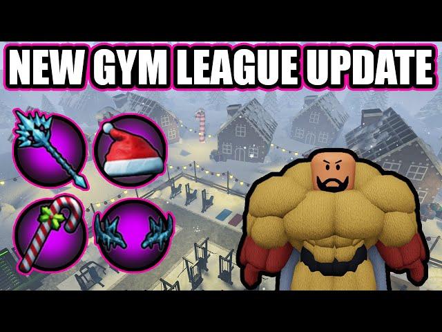 NEW WINTER UPDATE ON GYM LEAGUE ROBLOX