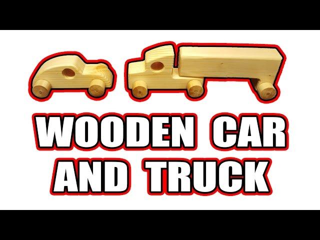 Wooden Car and Truck Toys