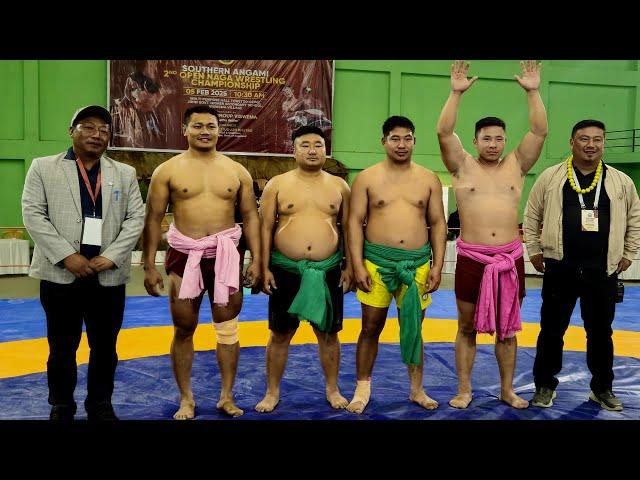 Round 1 2nd Open Naga Wrestling Championship Southern Angami organised by Jordan Group Viswema