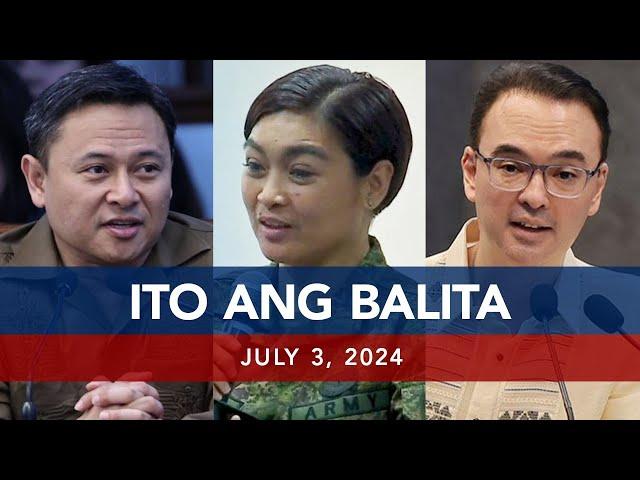 UNTV: Ito Ang Balita | July 3, 2024