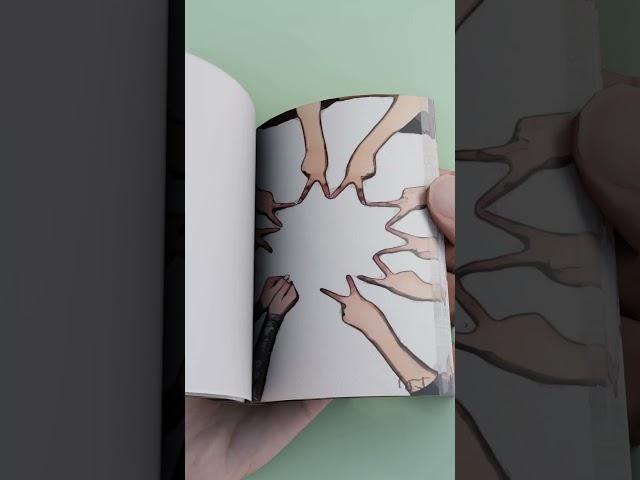 Ask your ex-girlfriends to do this together - Flipbook #Creativity #Flipbook