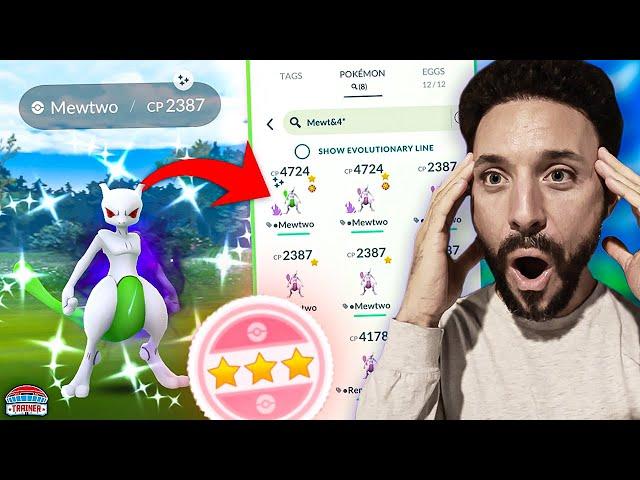 I Have the Best Mewtwo Collection in Pokémon GO: Shiny, Rarity & Perfection Combined