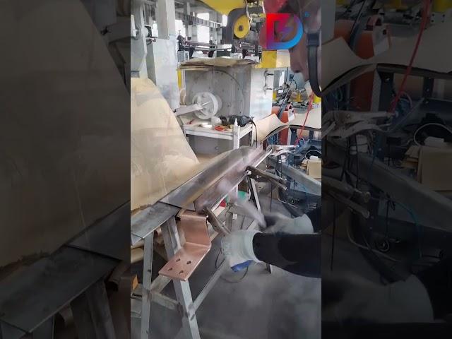 Welding transformer lead strip