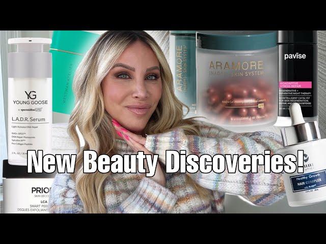 New Beauty Discoveries I Can't Put Down | Hair Growth | NAD+ Boosting | Thick Lashes