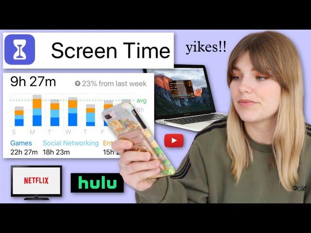 My Screen Time is Out of Control (addicted to my phone?)