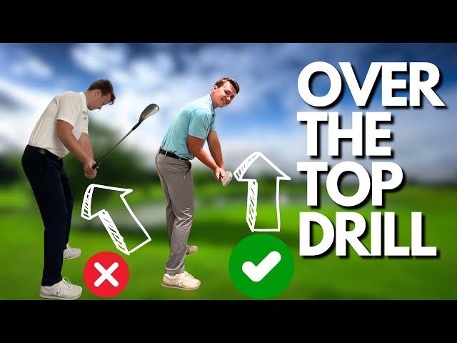 How I Stopped Swinging Over The Top in Golf WITH THIS DRILL