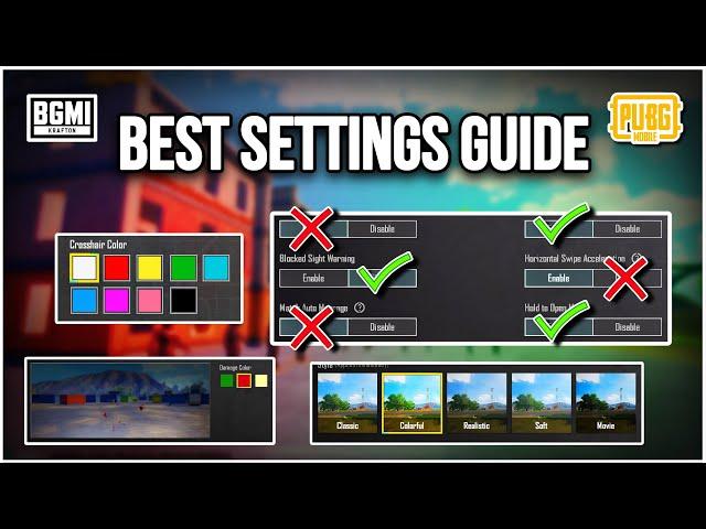 PUBG MOBILE 2024 BEST SETTINGS ️ BEST SETTINGS & SENSITIVITY COPY & USE!