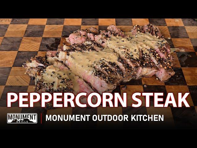 Peppercorn Steak on New Smart Denali 605Pro l Monument Outdoor Kitchen