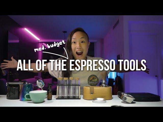 Espresso tools gear & accessories to make & improve coffee (intermediate budget) - what you need
