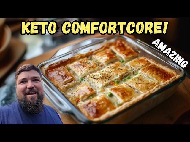 Keto Comfortcore, the trend I have been waiting for! Keto Chicken Pot Pie Casserole Recipe Easy