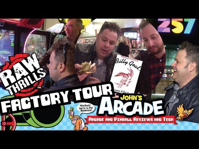 Raw Thrills Arcade Game Factory Tour, 257 Arcade Tour, and Billy Goat Tavern Review Chicago