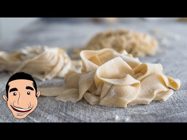 HOW TO MAKE FRESH PASTA FROM SCRATCH | With and Without Machine