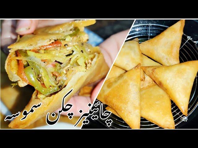 Chinese Chicken Samosa Recipe | Chicken Samosa Recipe | Simple Pakistani Cuisine