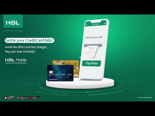 HBL Credit Card bill payment