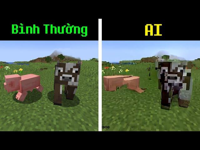 Mình Chơi Thử Minecraft AI, Phiên Bản Quái Dị Nhất Lịch Sử !!!