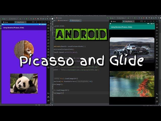 Android _ Picasso and Glide, Using libraries in Android