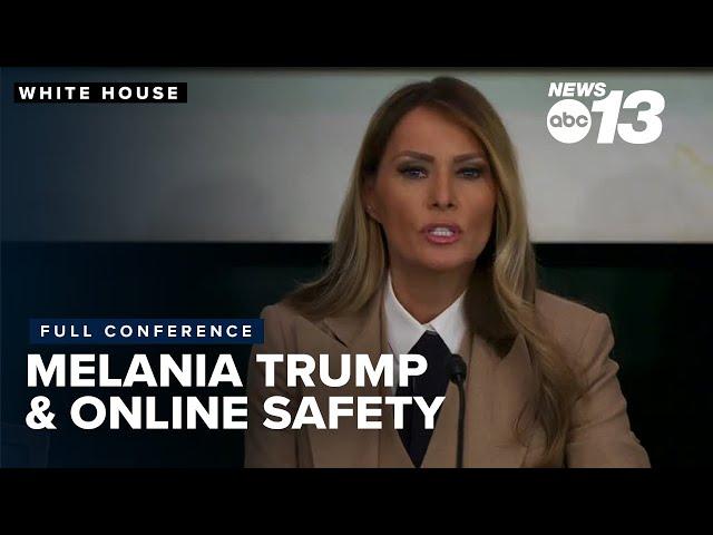 First lady Melania Trump held a roundtable at the Capitol in support of the “Take It Down Act"