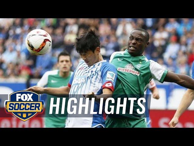 1899 Hoffenheim vs. Werder Bremen - 2015–16 Bundesliga Highlights