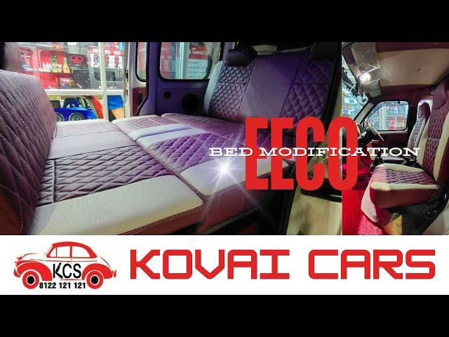 MARUTI EECO BED MODIFICATION |  OUR SUBSCRIBER FROM RAJAPALAYAM !! | JUNE 27 @kovaicarseats #kcs