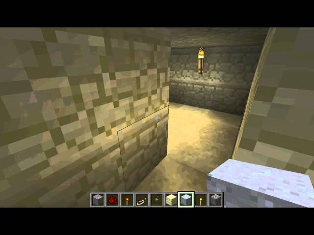 Minecraft - Self Relighting Fireplace with Hidden Door