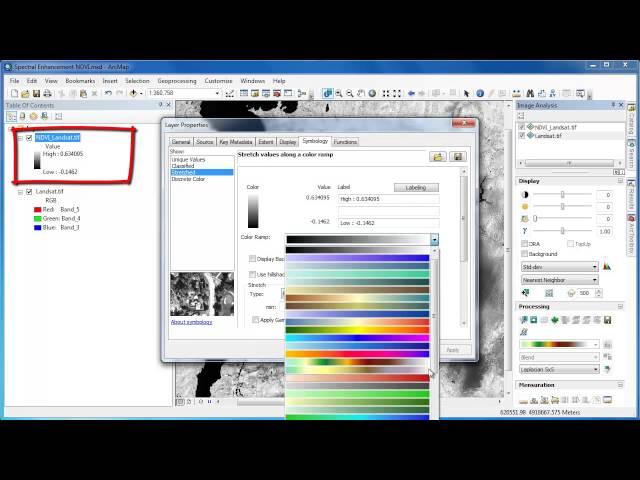 GEOG 883 Spectral Enhancement using NDVI