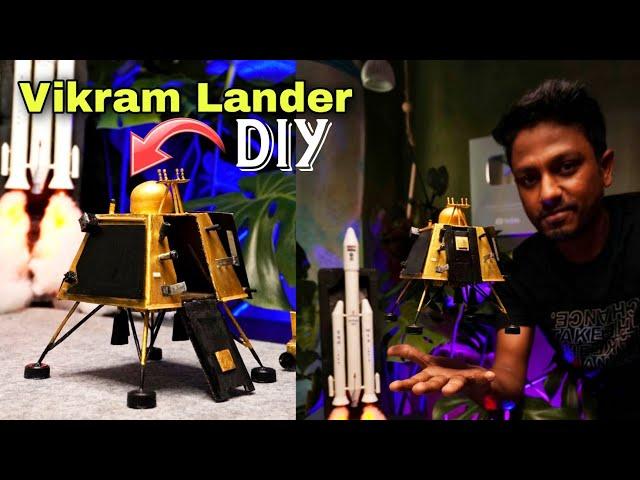 How To Make Vikram Lander from Cardboard | Chandrayaan 3