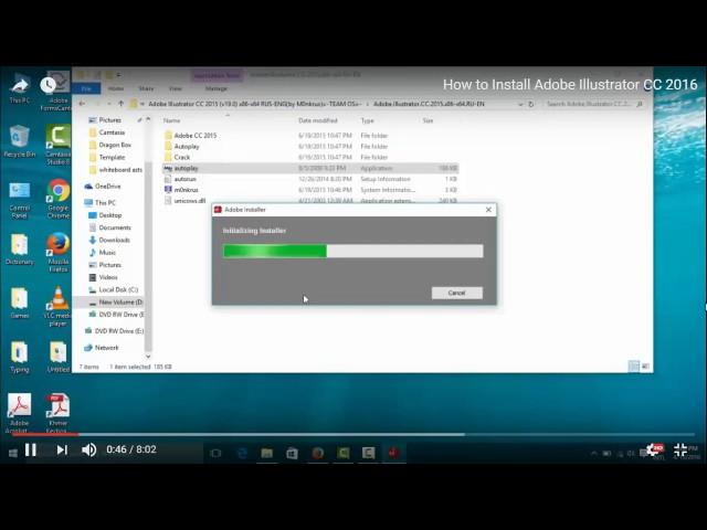 آموزش نصب ادوبی ایلاستریتور 2016