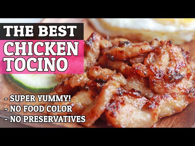 PAMPANGA BEST CHICKEN TOCINO | HOMEMADE TOCINO WITH NO PRESERVATIVES | HUNGRY MOM COOKING