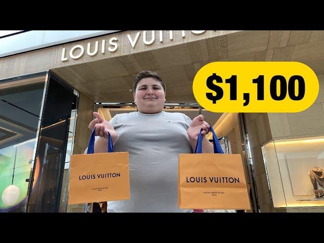 Shopping at Louis Vuitton