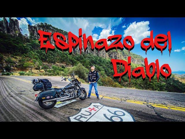 EL ESPINAZO DEL DIABLO on my Harley Davidson and its thousand curves