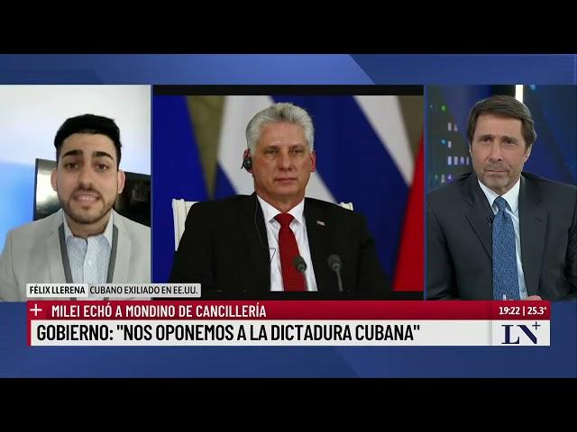 "Ha sido un gran honor trabajar con usted": Mondino a Milei, tras su salida de Cancillería