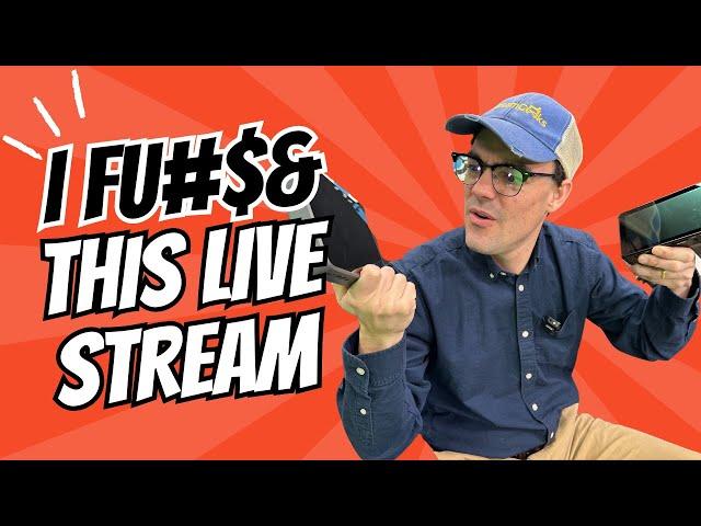 I fu%# up this live stream with the YoloBox?!