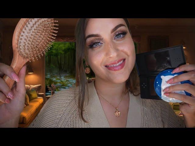 ASMR Herbstliches Personal Attention mit Regen & Kamin  Hair Brushing, Roleplay, Autumn