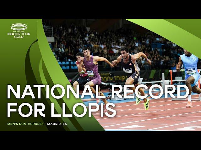 Llopis powers to 7.48 60m hurdles Spanish national record | World Indoor Tour 2025