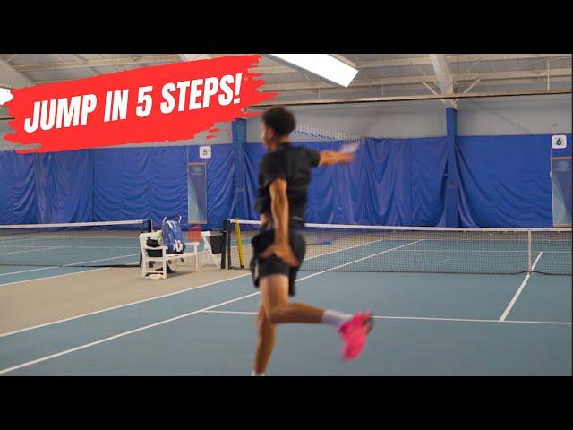 How To Hit A One Handed Backhand While JUMPING In 5 Steps