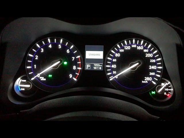 Infiniti Q70 Hybrid 3.5 V6 364 KM RWD acceleration