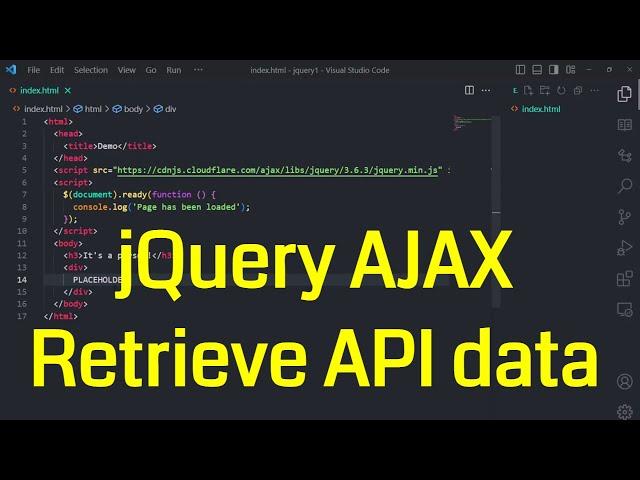 jQuery AJAX - Getting data from an API endpoint