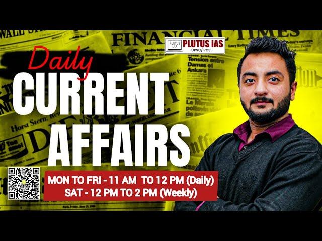  Daily Current Affair For UPSC | 15th Jan 2025 Live | Mohit Sir #currentaffairs #upsc