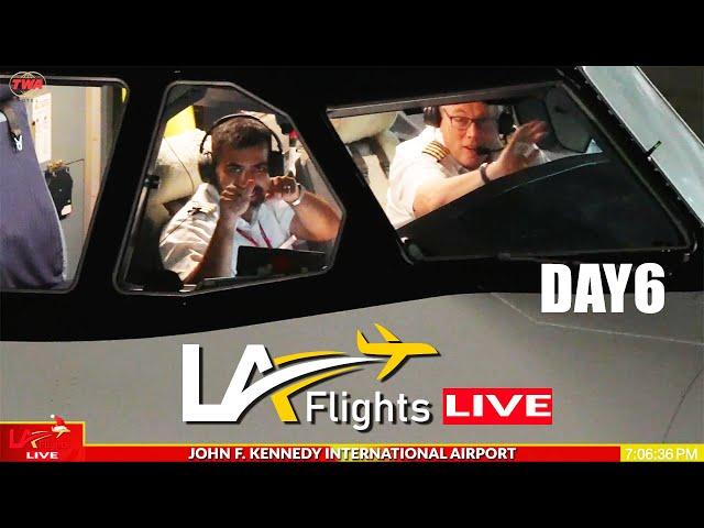 LIVE AT JFK! | LIVE TWA HOTEL Plane Spotting | December 29, 2024