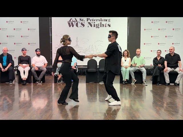 Vasiliy Skurydin & Anna Tsapurina. 2nd place Blind Strictly Intermediate. Nights 2024 | WCS Dance