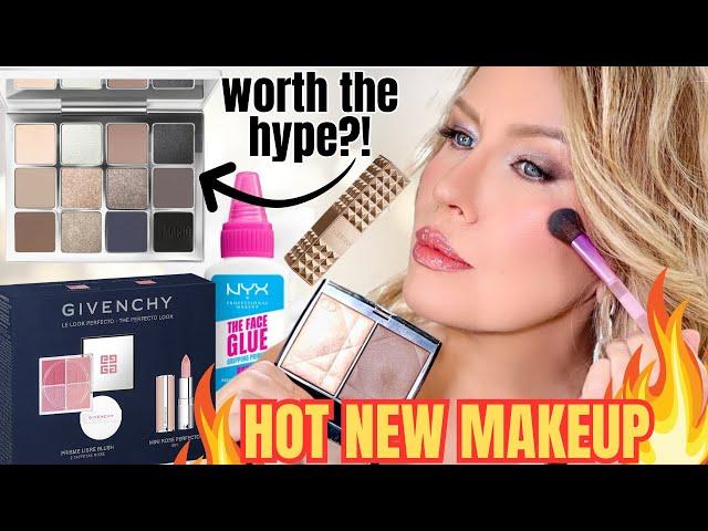 TESTING THE HOTTEST NEW MAKEUP RELEASESMakeup By Mario, NYX, Dior & More!