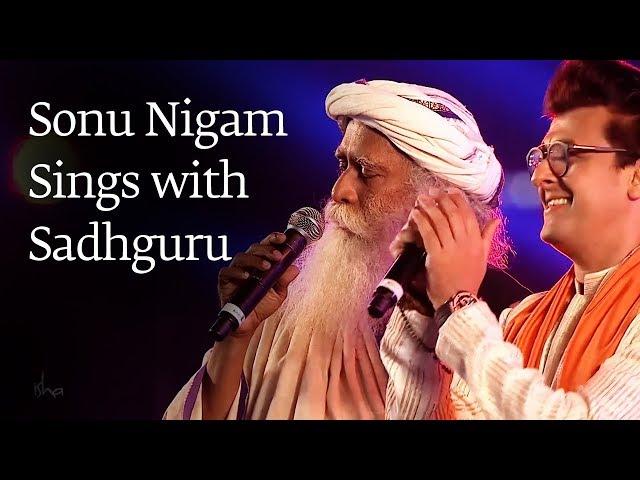 Sonu Nigam Sings with Sadhguru at Mahashivratri 2018 || Jaya, Jaya, Jaya, Mahadeva