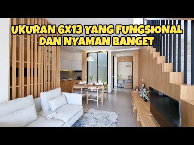 Inspirasi Rumah Ukuran 6x13 Dengan Gaya Japanese Industrial Yang Fungsional dan Nyaman