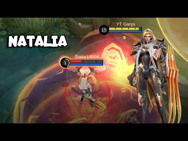 MLBB GAMEPLAY NATALIA COLLECTOR SKIN || NATALIA NEW SKIN || MOBILE LEGENDS NEW SKIN