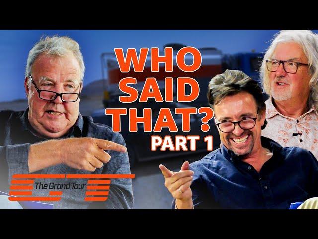 Jeremy Clarkson, Richard Hammond & James May Play Who Said That? Part 1 | The Grand Tour